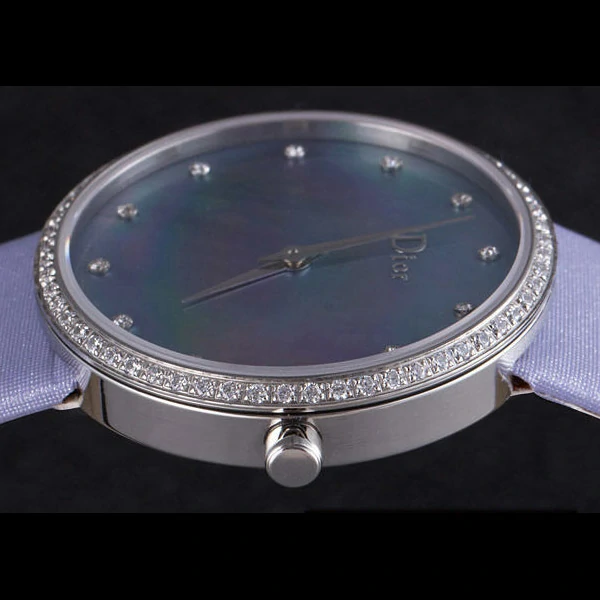La D de Dior Lavender Rubber Strap with Lavender Dial new59607