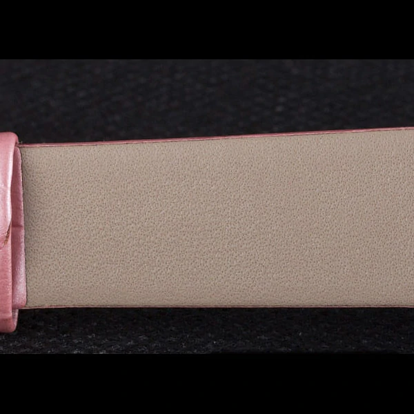 La D de Dior Pink Leather Strap with White Dial new59611