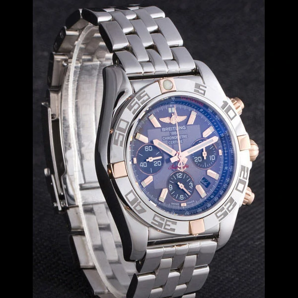 Breitling Chronomat Blue Dial with Stainless Steel Strap new59612