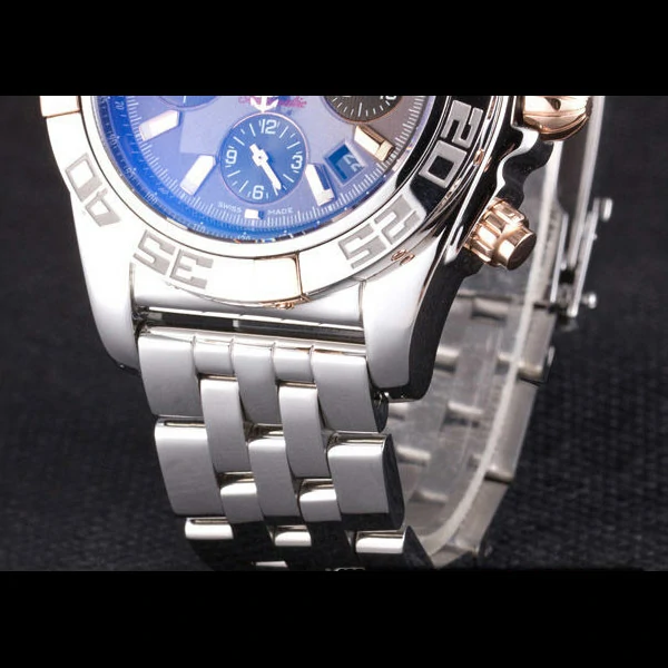Breitling Chronomat Blue Dial with Stainless Steel Strap new59612