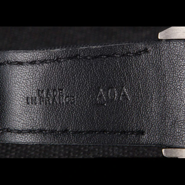 Cartier Santos Rose Gold Bezel with Black Dial and Black Fabric Strap new59619