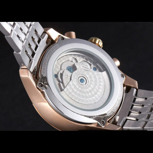 Omega DeVille Two Tone Links White Dial new59653