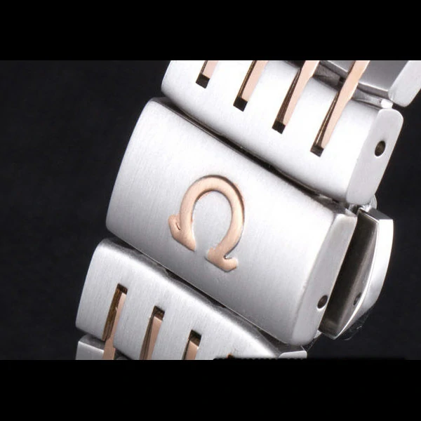 Omega DeVille Two Tone Links Gold Dial new59655