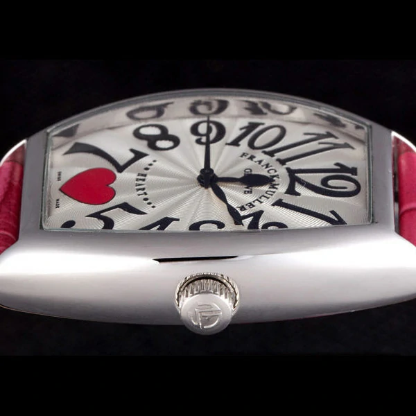 Frank Muller Heart Pink Leather Band new59677