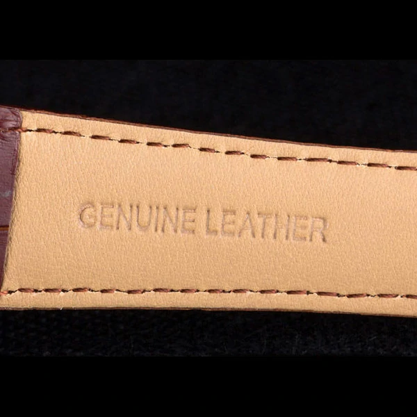 Jaeger Lecoultre Master Silver Bezel Brown Leather Band new59703