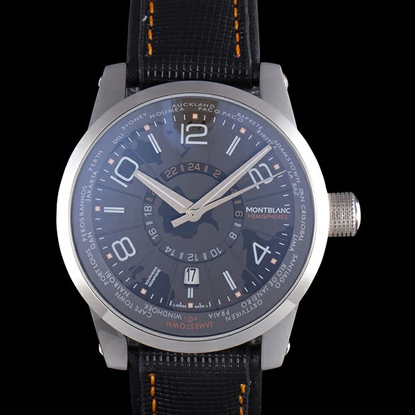 Montblanc Timewalker Hemispheres Leather Strap new59716
