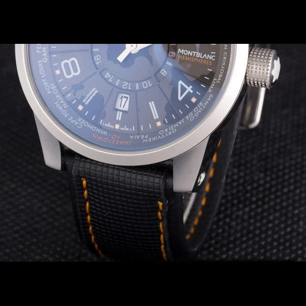 Montblanc Timewalker Hemispheres Leather Strap new59716
