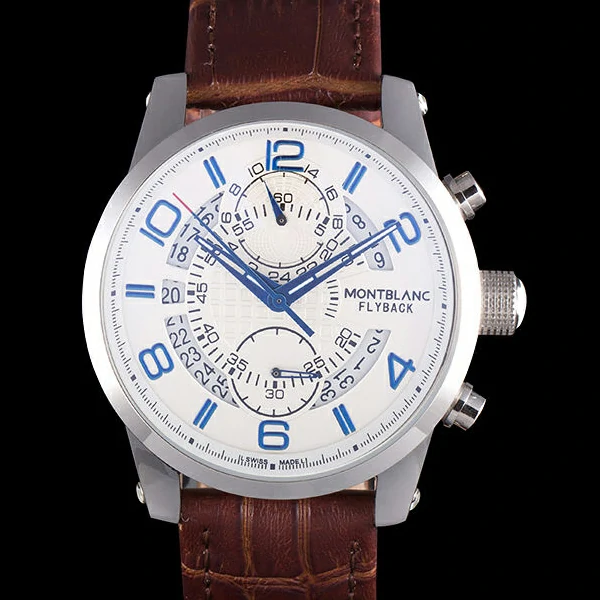 Montblanc Flyback Brown Leather Band new59717