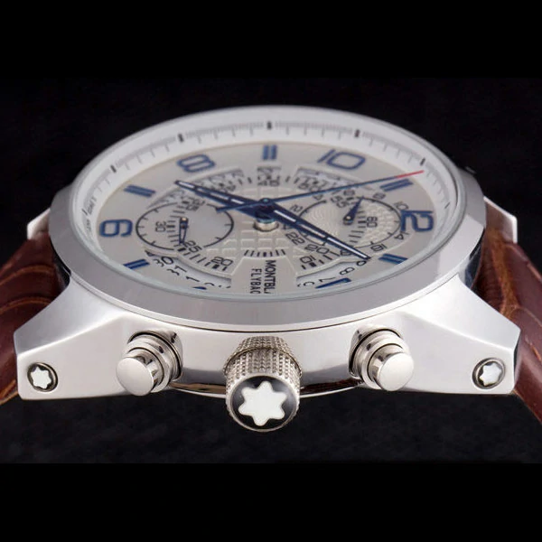 Montblanc Flyback Brown Leather Band new59717