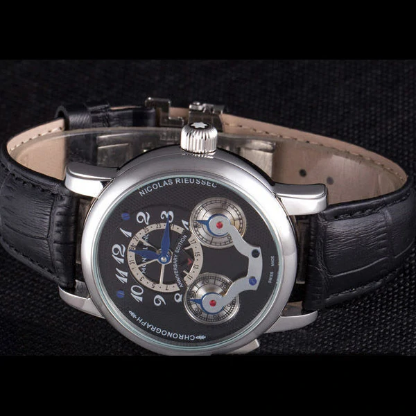 Montblanc Nicolas Rieussec Anniversary Edition Leather Band new59719
