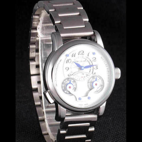 Montblanc Nicolas Rieussec Anniversary Edition Stainless Steel Bracelet new59720