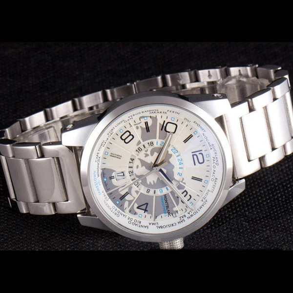 Montblanc Timewalker Hemispheres Stainless Steel Bracelet new59721