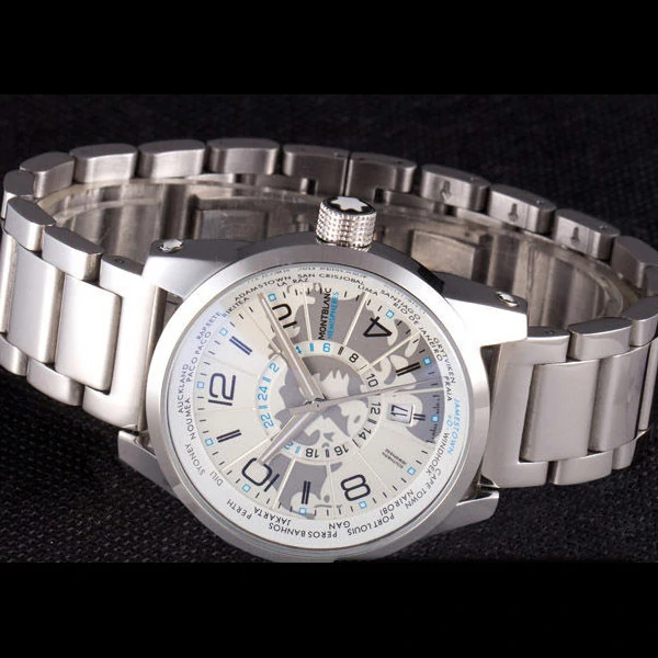 Montblanc Timewalker Hemispheres Stainless Steel Bracelet new59721