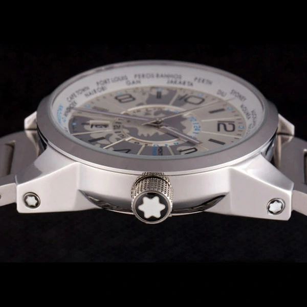 Montblanc Timewalker Hemispheres Stainless Steel Bracelet new59721