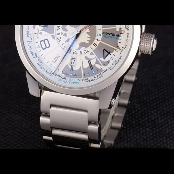 Montblanc Timewalker Hemispheres Stainless Steel Bracelet new59721