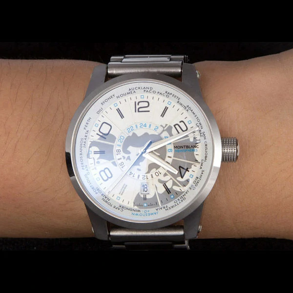 Montblanc Timewalker Hemispheres Stainless Steel Bracelet new59721