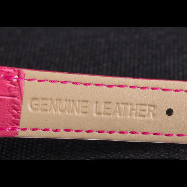 Franck Muller Casablanca Fuchsia Croco Leather Band new59723