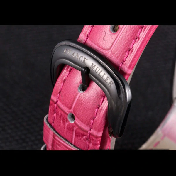 Franck Muller Casablanca Fuchsia Croco Leather Band new59723