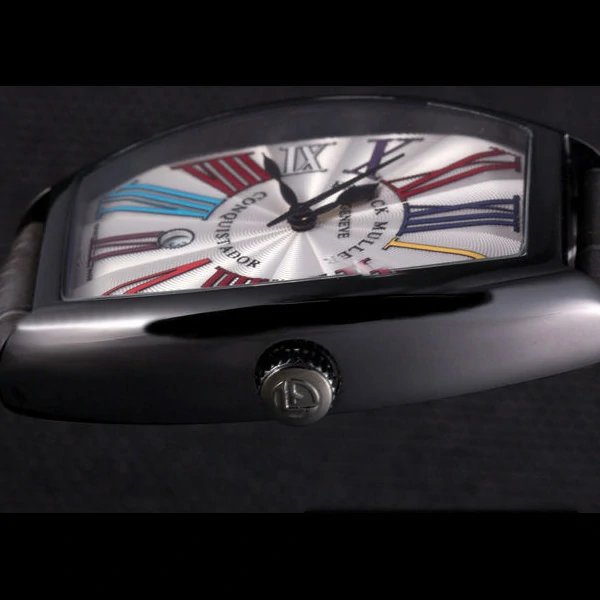 Franck Muller Casablanca Black Croco Leather Band new59725