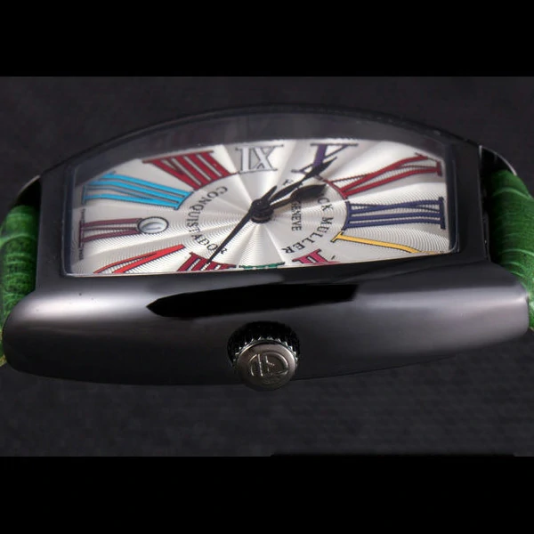 Franck Muller Casablanca Green Croco Leather Band new59726