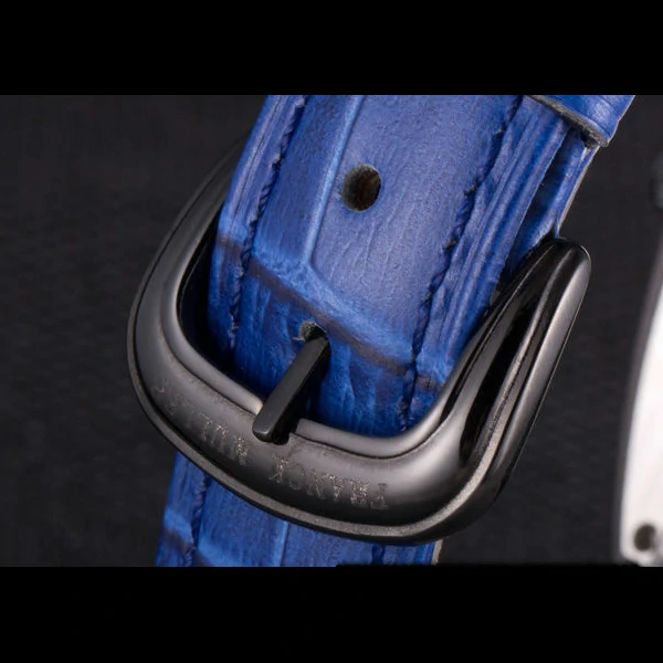 Franck Muller Casablanca Blue Croco Leather Band new59727