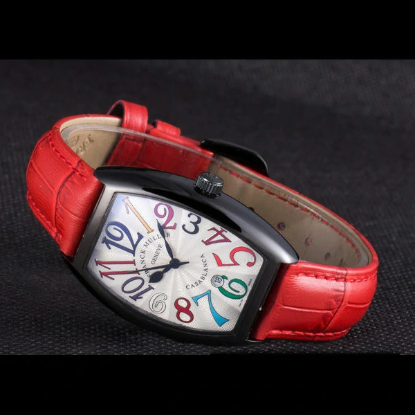 Franck Muller Casablanca Red Croco Leather Band new59728