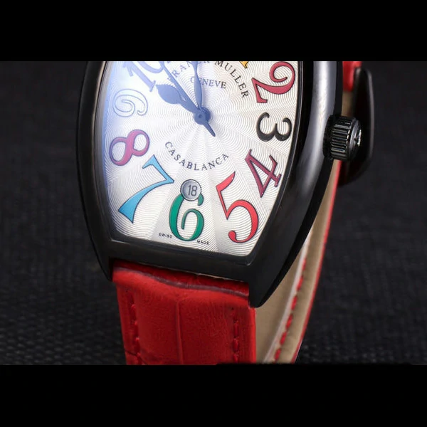 Franck Muller Casablanca Red Croco Leather Band new59728