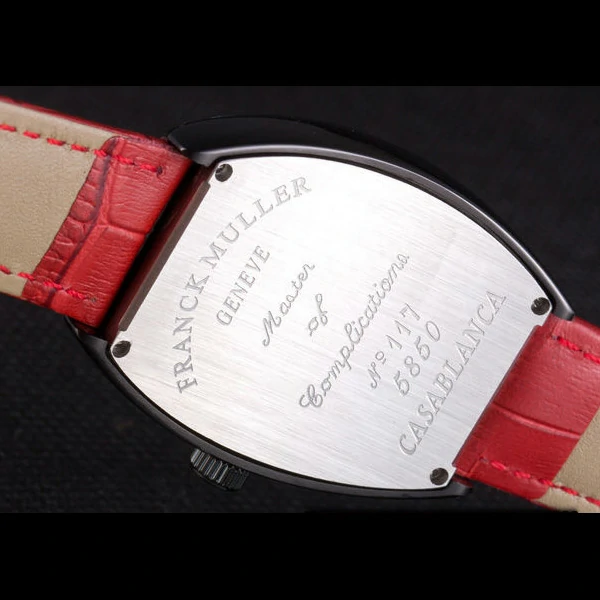 Franck Muller Casablanca Red Croco Leather Band new59728