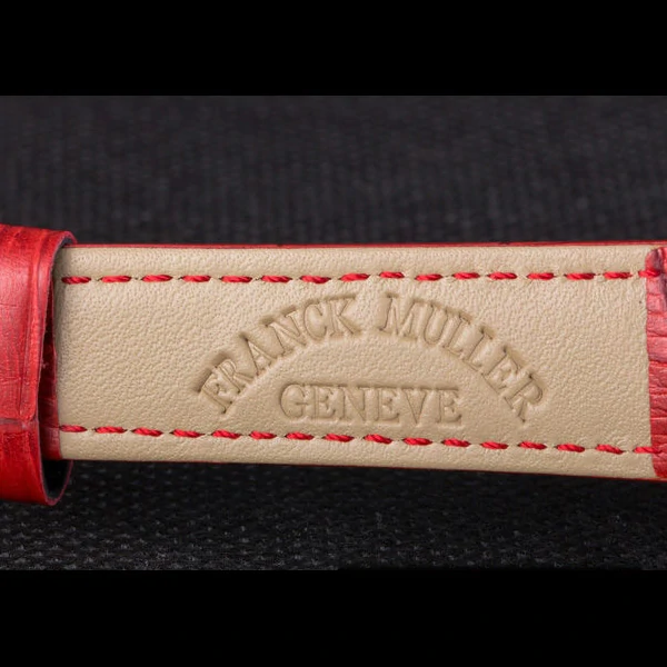Franck Muller Casablanca Red Croco Leather Band new59728