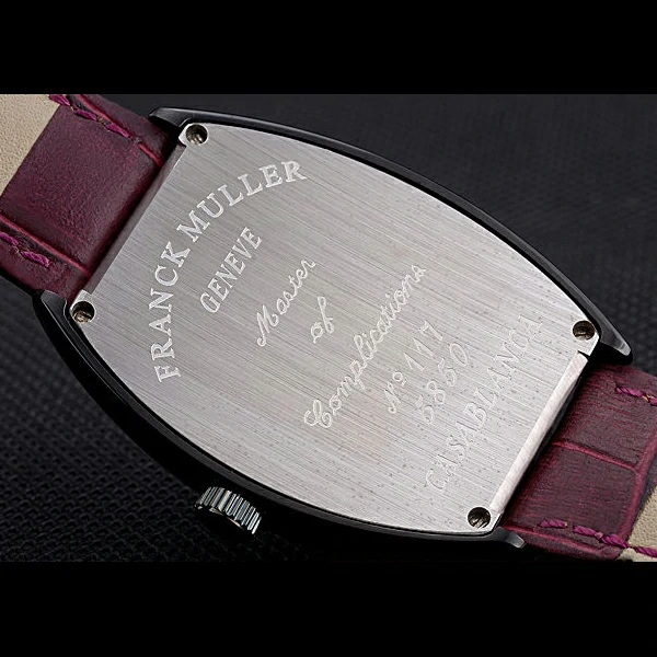 Franck Muller Casablanca Purple Croco Leather Band new59729