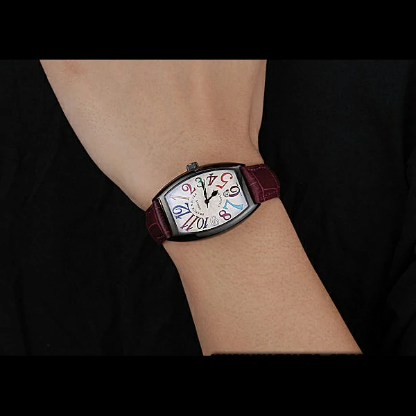 Franck Muller Casablanca Purple Croco Leather Band new59729