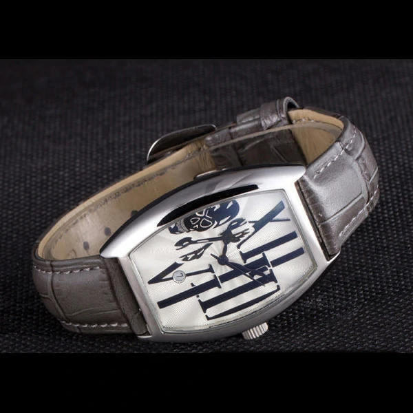 Franck Muller Casablanca Dark Grey Croco Leather Band new59737