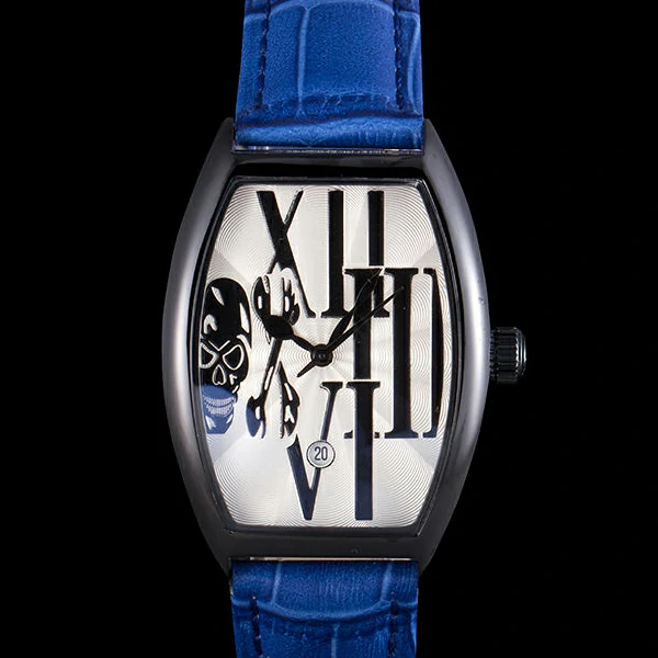 Franck Muller Casablanca Blue Croco Leather Band new59738
