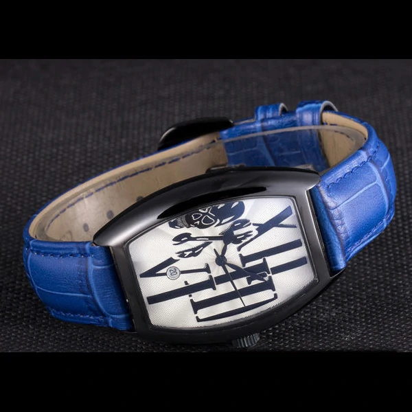 Franck Muller Casablanca Blue Croco Leather Band new59738