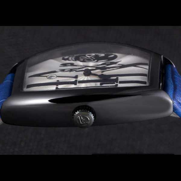 Franck Muller Casablanca Blue Croco Leather Band new59738