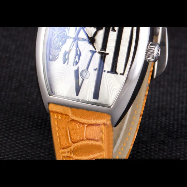 Franck Muller Casablanca Yellow Croco Leather Band new59739
