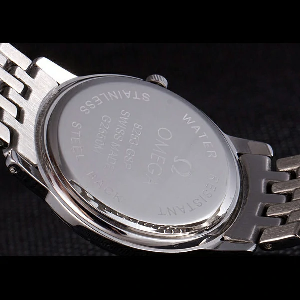 Omega DeVille Stainless Steel Bracelet Black Dial new59770