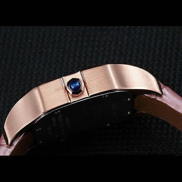Cartier Santos 100 Diamond Rose Gold Bezel new59830