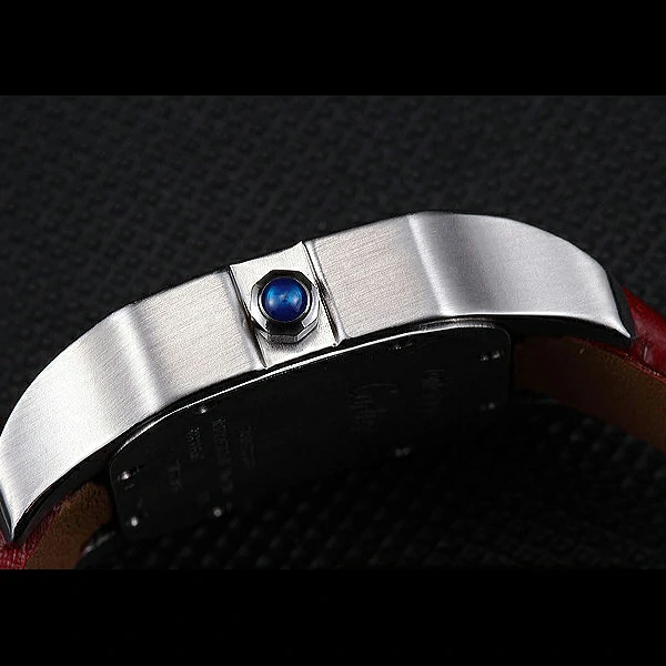 Cartier Santos 100 Diamond Silver Bezel new59831