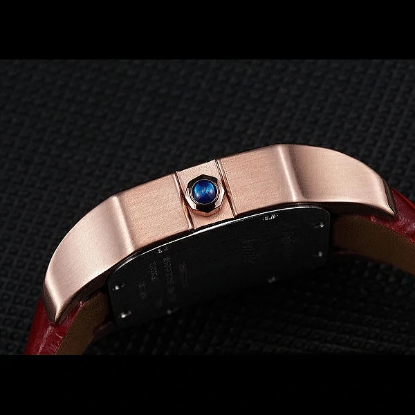 Cartier Santos 100 Polished Rose Gold Bezel new59834