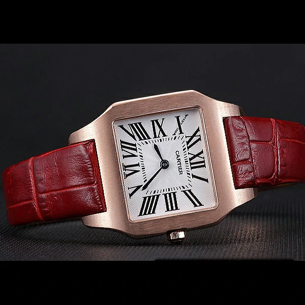 Cartier Santos 100 Polished Rose Gold Bezel new59834
