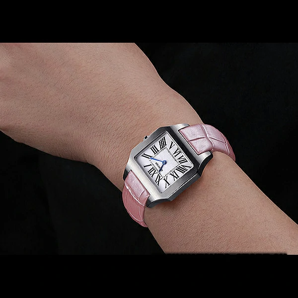 Cartier Santos 100 Polished Stainless Steel Bezel new59837