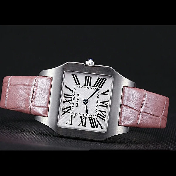 Cartier Santos 100 Polished Stainless Steel Bezel new59837