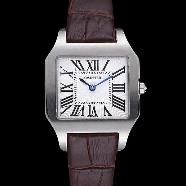 Cartier Santos 100 Polished Stainless Steel Bezel new59838