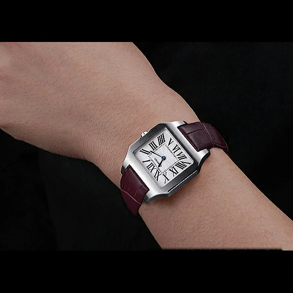 Cartier Santos 100 Polished Stainless Steel Bezel new59838