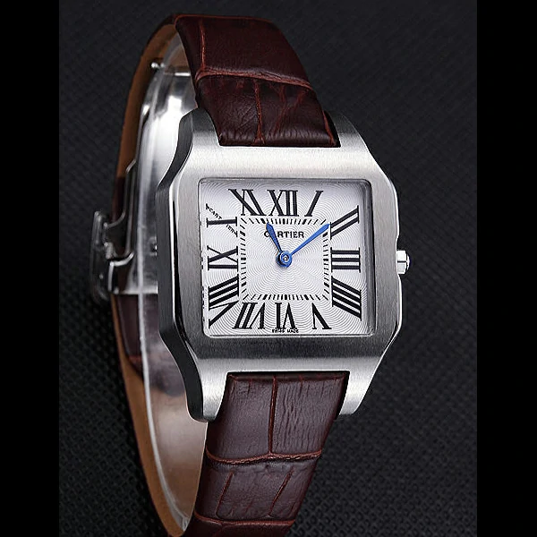 Cartier Santos 100 Polished Stainless Steel Bezel new59838