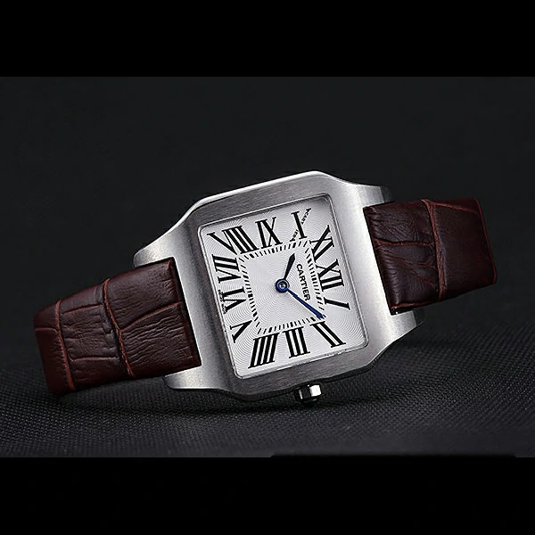 Cartier Santos 100 Polished Stainless Steel Bezel new59838