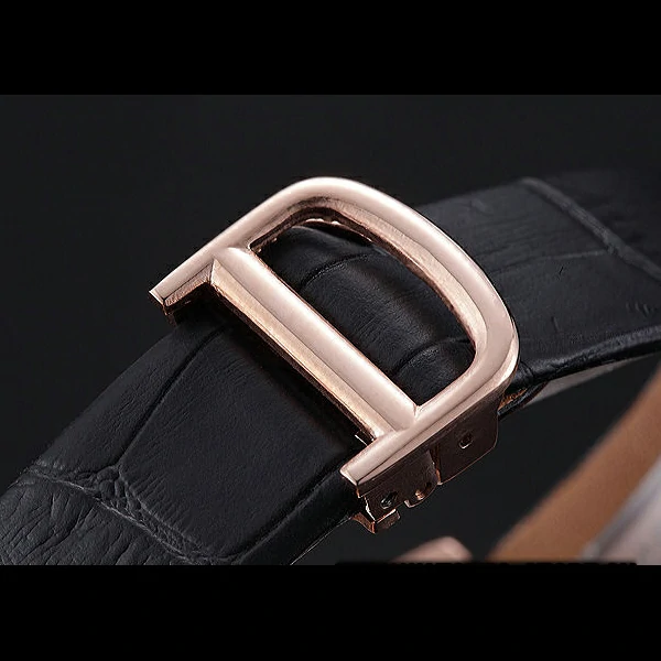 Cartier Santos 100 Diamond Rose Gold Bezel new59840