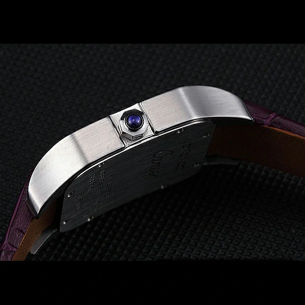 Cartier Santos 100 Diamond Silver Bezel new59842
