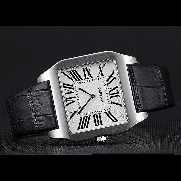 Cartier Santos 100 Polished Stainless Steel Bezel new59846